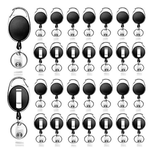 Paquete De 30 Carretes Retráctiles Para Insignias 0