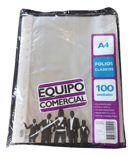 Folios Folio A4 Pack 400 Unidades Industria Nacional 50micro 0