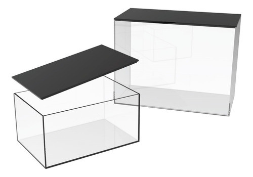 Caja Acril Con Tapa, Vitrina/contenedor Cta-254008 0