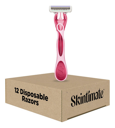 Maquinillas De Afeitar Desechables Skintimate Raspberry Rain 0