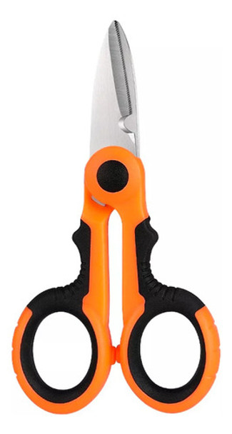 Tijera Profesional Microdentada Multifuncion Camping Pesca 0