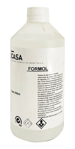 Formol 40% X 500 Ml Icasa 0