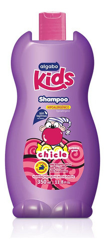 Caja X24 Kids Shampoo Chicle 350ml Algabo 0