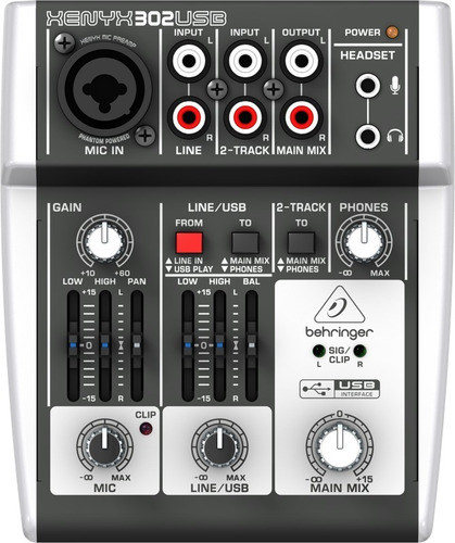 Consola Mixer Behringer 302usb 0
