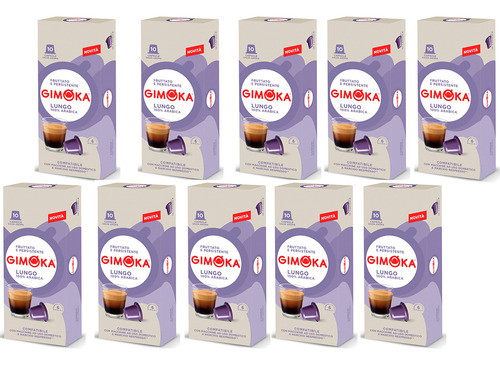Café Gimoka Lungo X100 Cápsulas. Aptas Nespresso 0