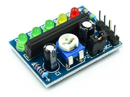 Modulo Medidor Sonido Ka2284 Potencia Por Led Arduino 0