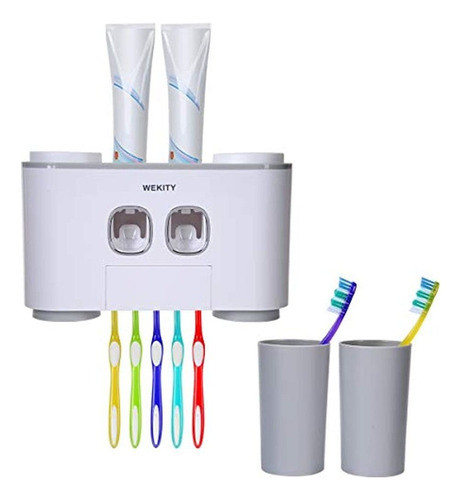 Soporte Para Cepillo De Dientes Montado En La Pared, Dispens 0