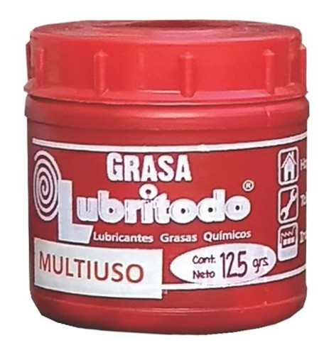 Grasa Multiuso Roja Lubritodo 900 Grs. - Belgrano 0