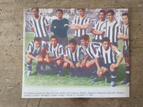 Recorte Chaco For Ever Equipo Nacional 1967 0
