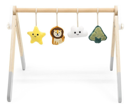 Gimnasio De Bebé De Madera Polar B Estimulación Temprana 0