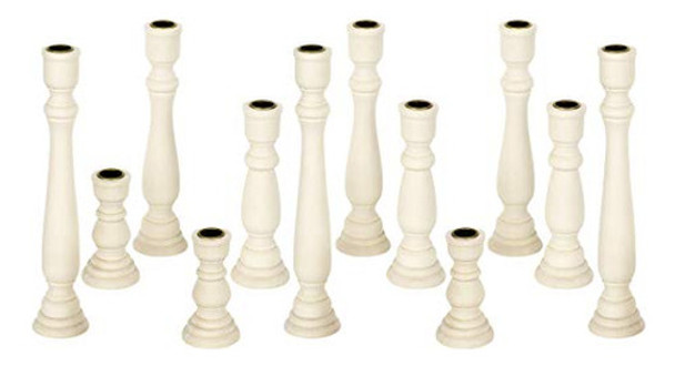 Portavelas Koyal Wholesale De Madera Inacabada, Paquete De 1 0