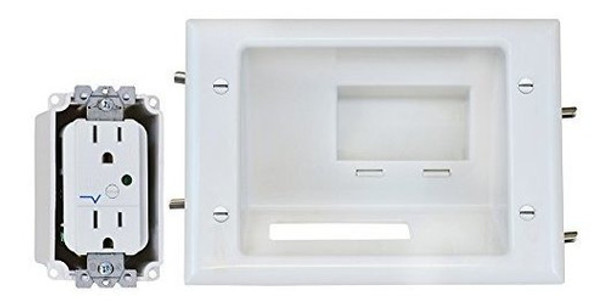 Datacomm Electronics 45-0081-wh Cable Empotrable Av / Hdmi P 0