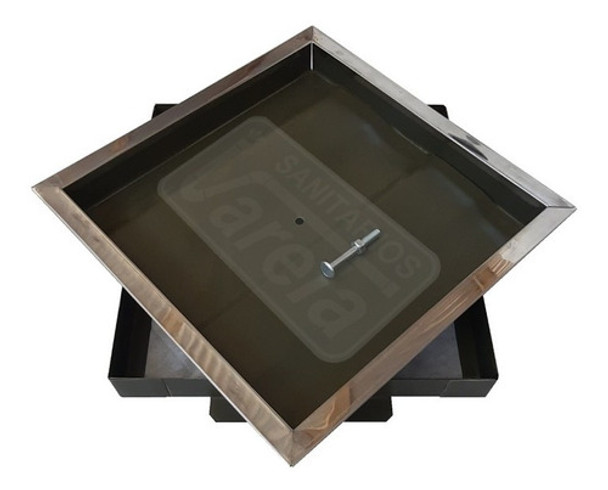 Tapa Camara Super Reforzada 30x30 Filete Acero Se 0