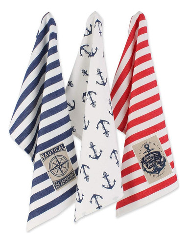 Juego De Paños De Cocina De Cocina Dii Maritime Collection, 0