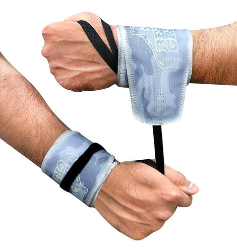 Bear Grips Strength Wraps, Soporte De Muñeca Ajustable Para 0