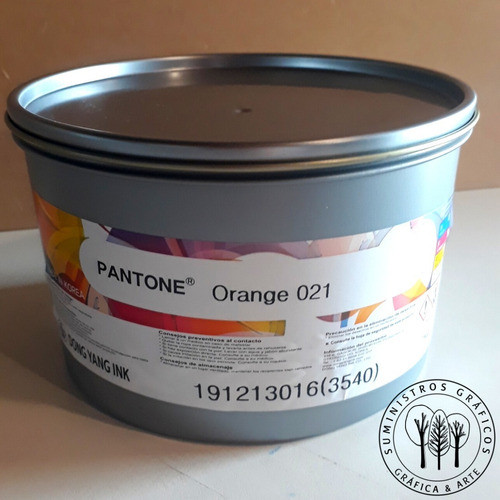 Tinta Naranja 021 Para Offset Marca Dong Yang 0