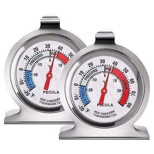 Termometro Para Heladera Frezeer Metalico 2 Unidades 0