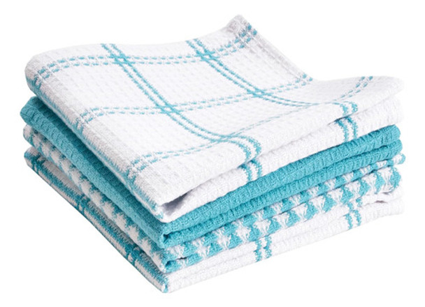 T-fal Paño De Cocina Suave Y Absorbente, 30x33cm, Pack 4 Uni 0