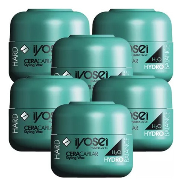 Cera Capilar Iyosei Rigida Hydro Balance X 50g -kit X 6 U 0