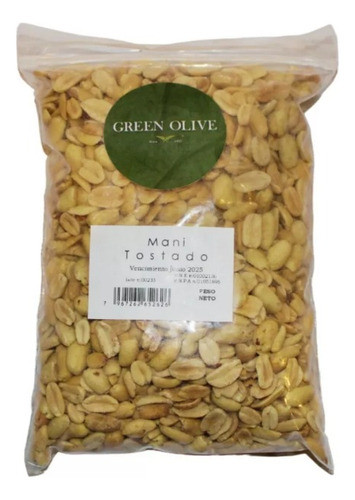 Maní Sin Sal X 800grs Green Olive 0