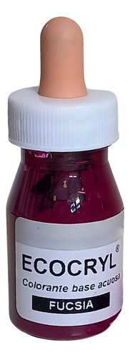 Colorante Liquido Ecocryl X 25grs Fucsia 0