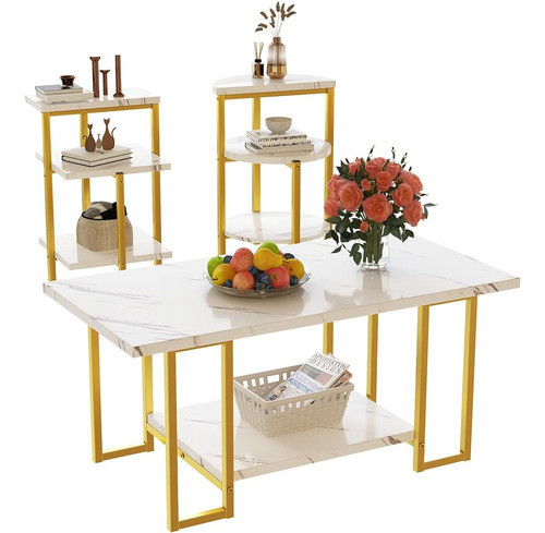 Dklgg Juego De Mesa De Centro De 3, Moderno Juego De Mesa De 0