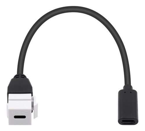 Poyiccot Cable De Insercin Usb C Keystone, Usb 3.1 Tipo C He 0