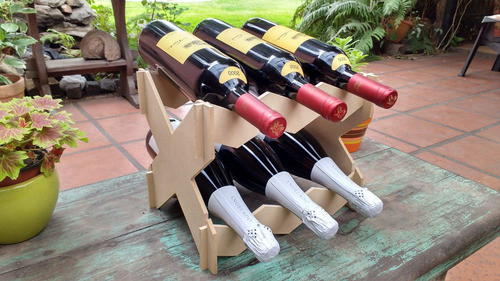 Bodega Unica Encastrable Para 6 Bot. Modelo Cruz 0