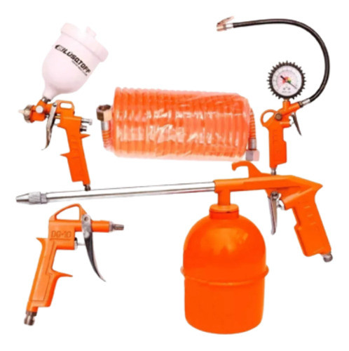 Kit Accesorios Compresor 5 Piezas Lusqtoff 0
