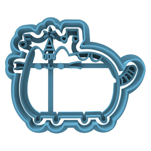 2274 Pusheen Cumple C Cortante Para Galletas 0