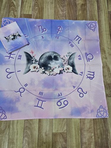 Paño De Tarot + Sobre 0