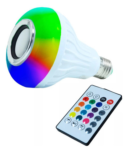 Led Music Bulb Lampara Parlante Bluetooth 0