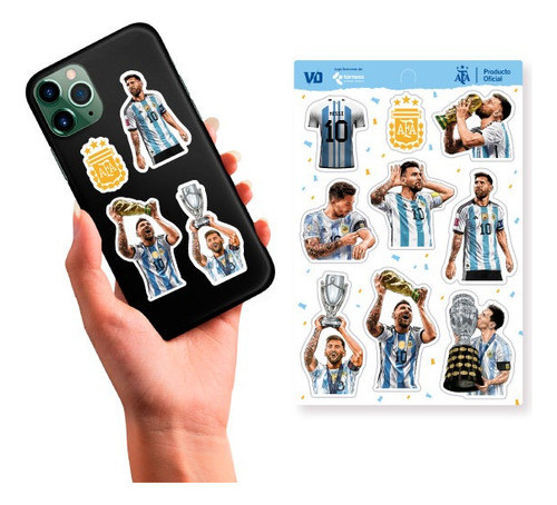 Plancha Messi Stickers (producto Afa) 0