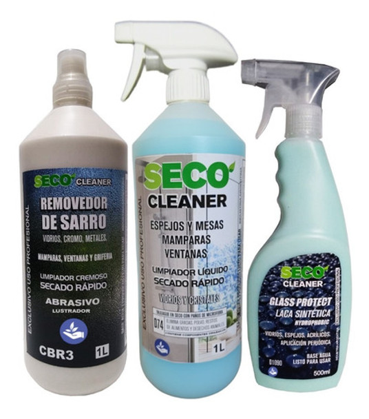 Kit Removedor Sarro Agua Pesada, Limpia Vidrio Y Laca 0