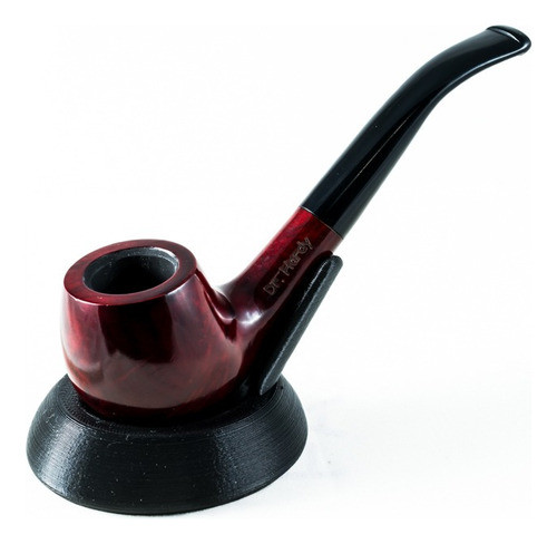 Pipa Lorenzo Dr Hardy Red + Posa Pipa Impresion En 3d 0