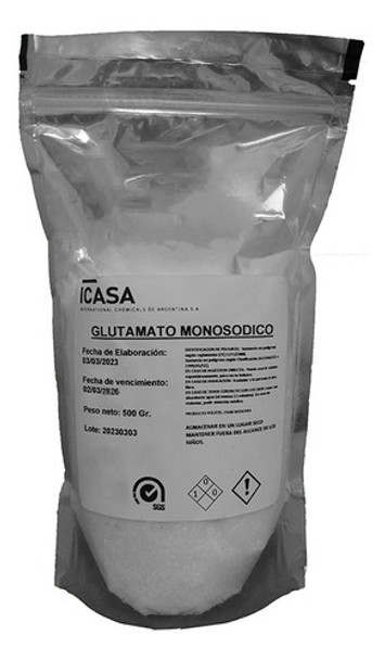 Glutamato Monosodico 500 G Ajinomoto Resaltador De Sabor Pr 0