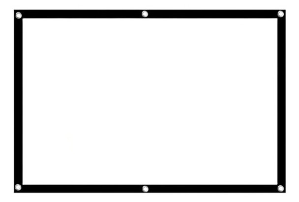 Pantalla Para Proyector 60 Pulgadas 4:3 Lona Front Mate 0