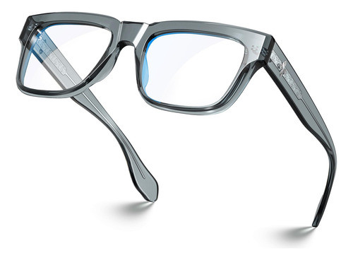 Visoone Tr90 - Lentes Cuadrados Con Bloqueo De Luz Azul Para 0