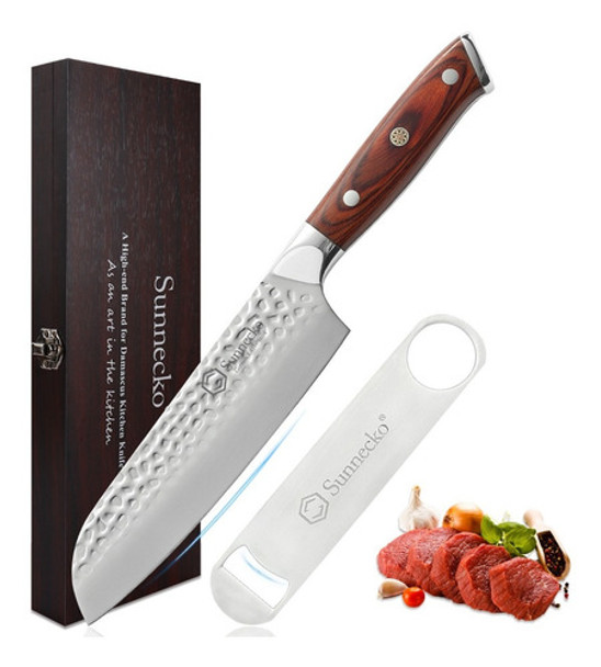 Santoku 7'' Acero A. 1.4116 + Caja + Destapador De Regalo 0