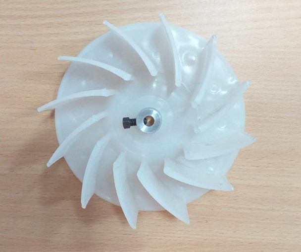 Turbina Plastica Para Extractor 15 Cm Diametro I- Eje 9,5 Mm 0