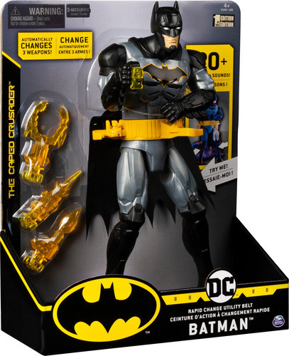 Batman 30cm 20 Sonidos Luz Acc Figura Articulada Spin Master 0