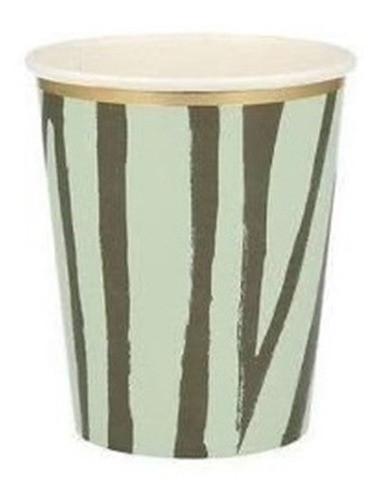 Vasos Safari Cebra X 10 Un 0