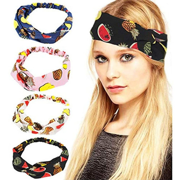 Yean Boho Mujeres Diademas Negro Yoga Bandas Para El Cabello 0