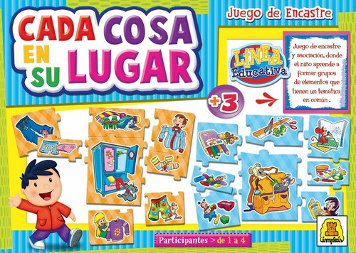 Juego De Mesa Cada Cosa En Su Lugar Implás 0