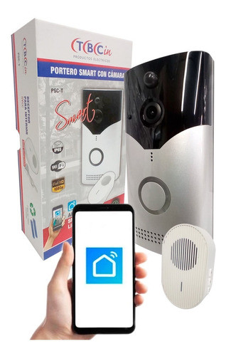 Timbre Con Camara Portero Smart Tbcin 0