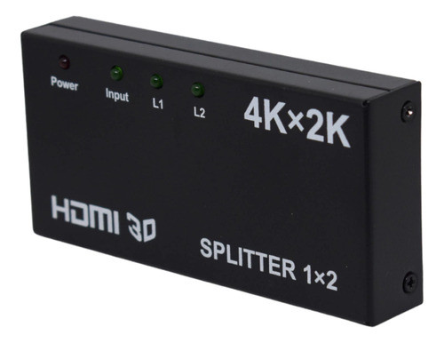 Hdmi Splitter 1x2 Entrada Hdmi Duplica Señal Full Hd 1080p 0