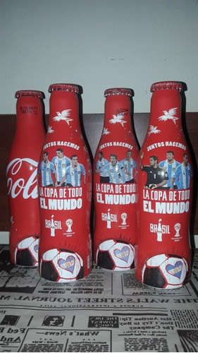 Botellas Aluminio Coca Cola Set Mundial 2014 0