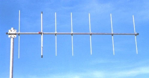 Direccional Vhf 7 Elementos  Antena Monobanda Para 2 Mts. 0