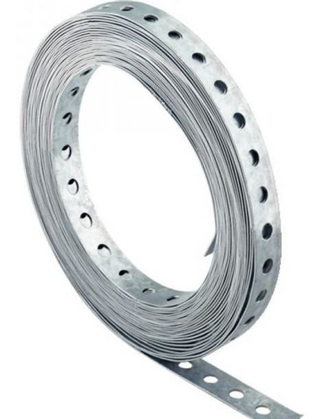 Cinta Perforada Galv. Para Montaje Fischer Zbm 17mm X 15mts 0
