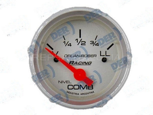 Reloj Nivel Comb. F. Plateado V=180 Ll=10 D52mm 0